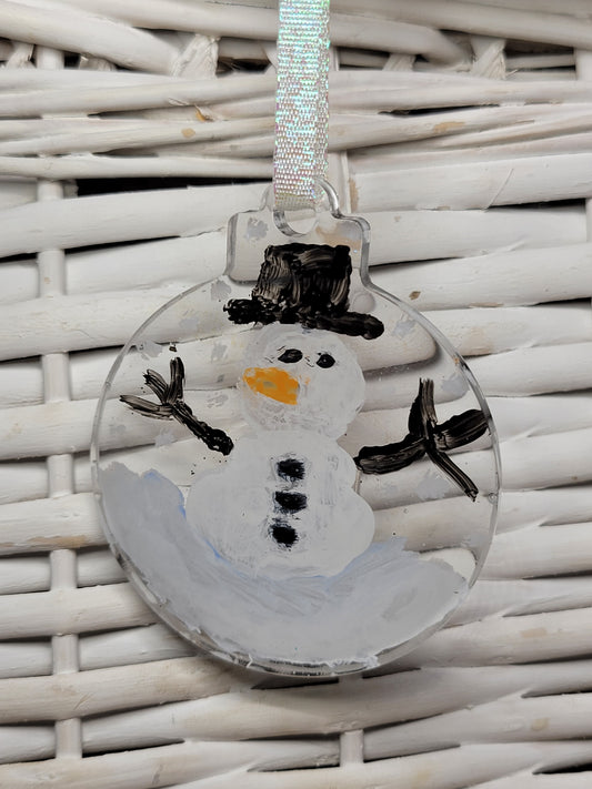 Snowman Ornament - 50% Off