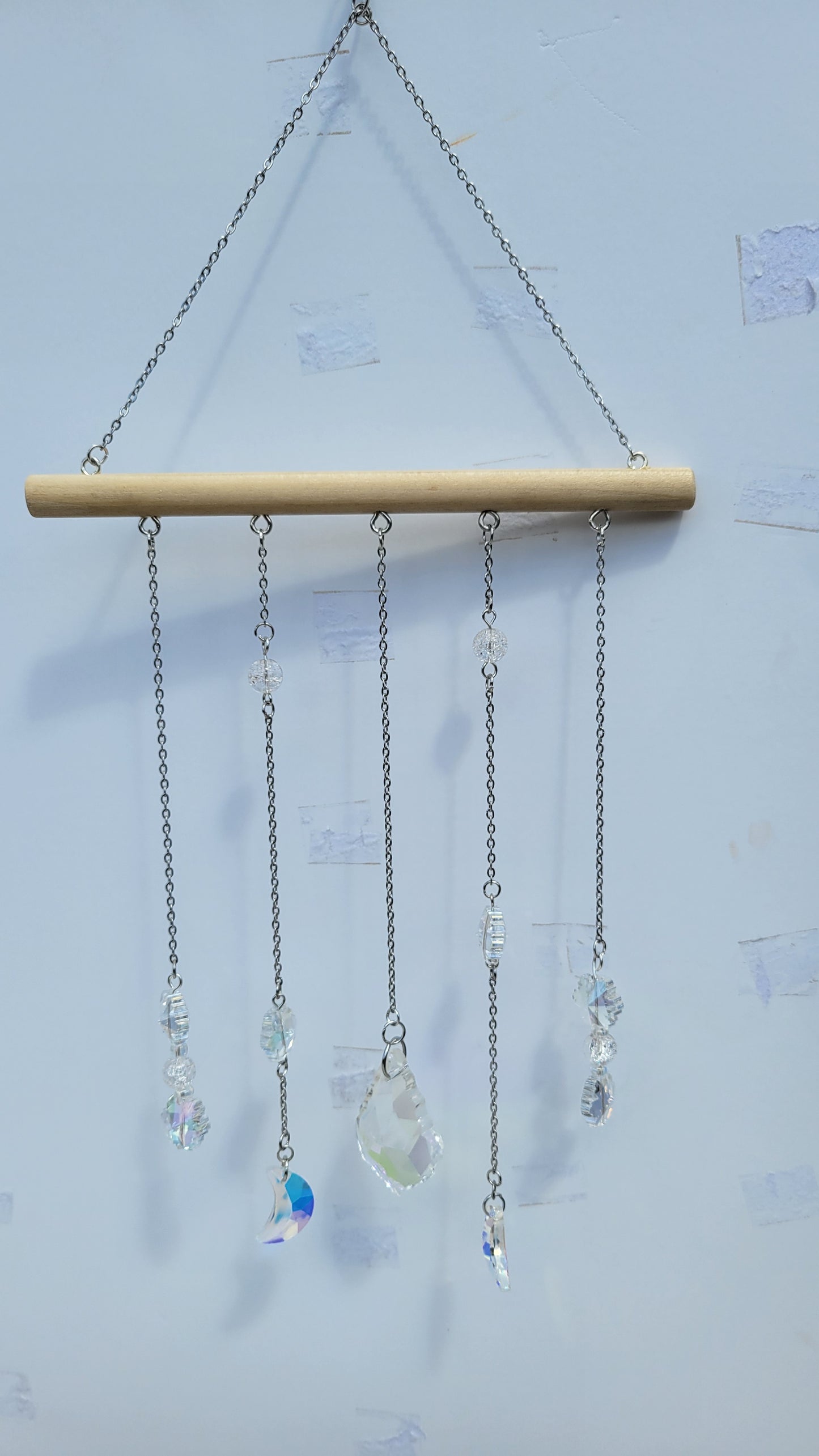 Glittery Suncatcher with Moons