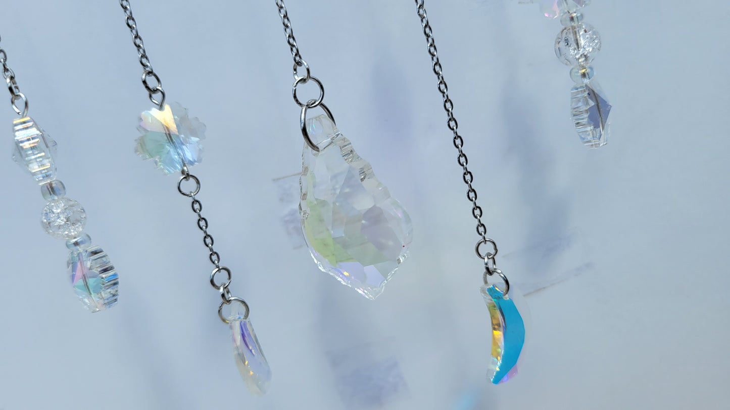 Glittery Suncatcher with Moons