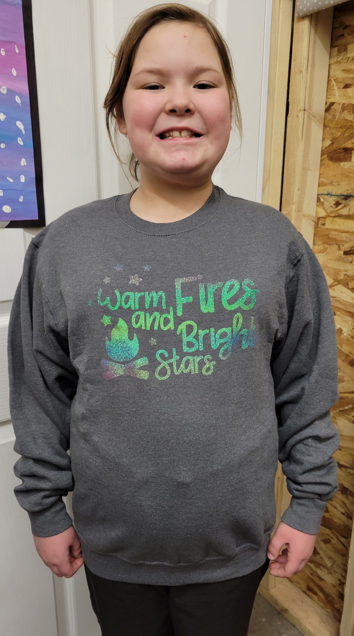 Warm Fires and Bright Stars Sweatshirt