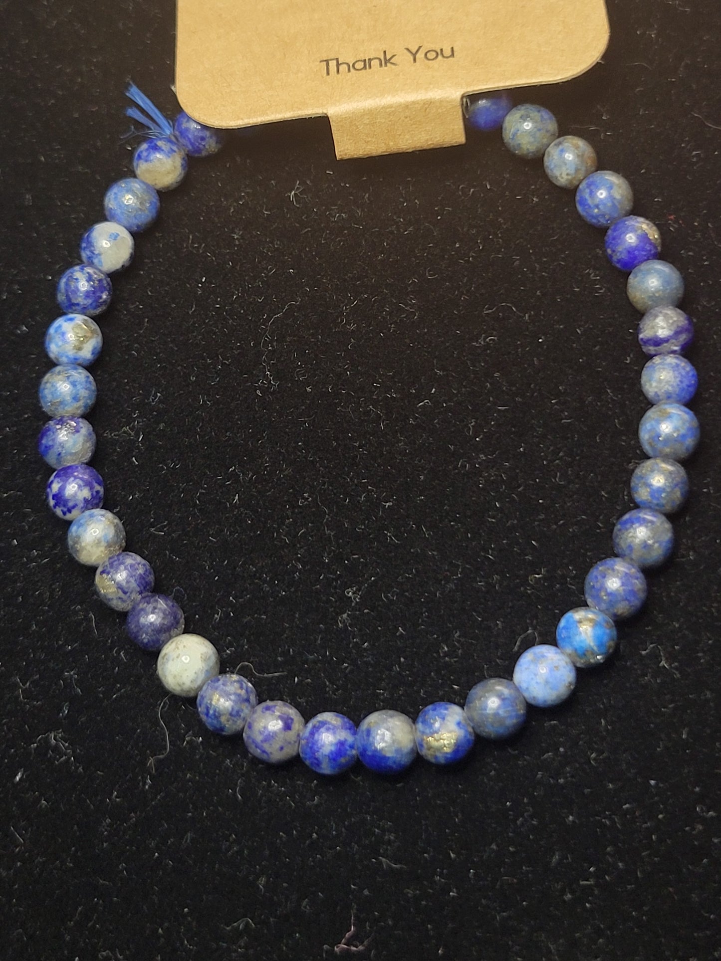 Lapis Lazuli Bead Bracelet