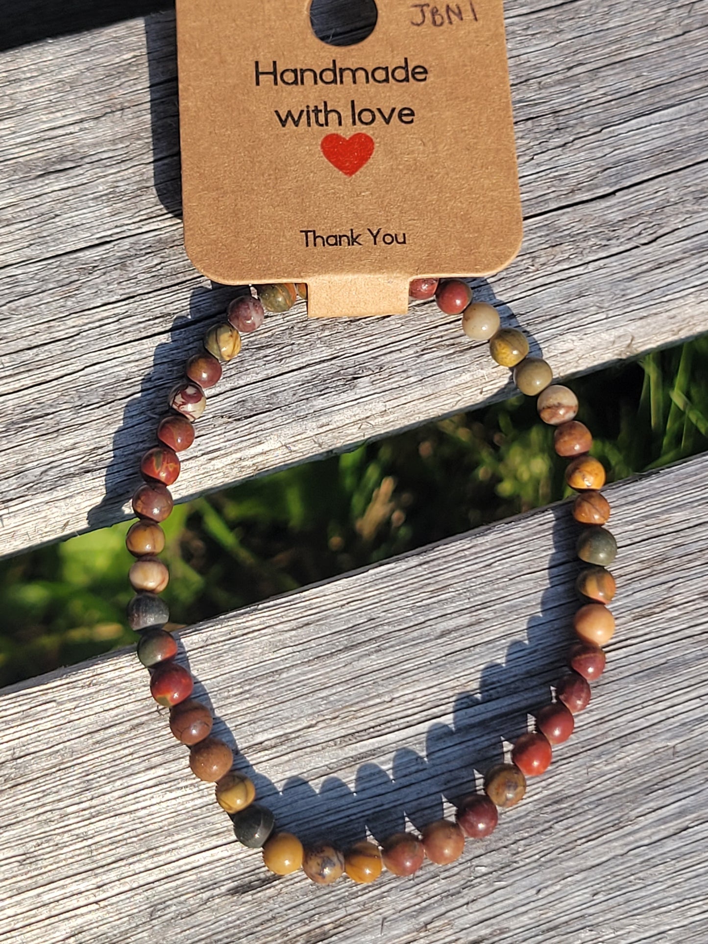 Mookaite Bead Bracelet