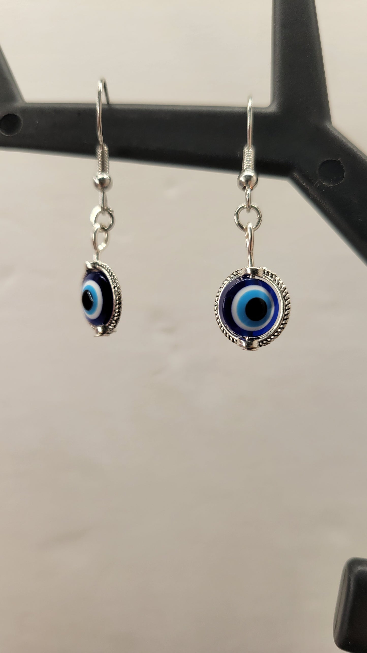 Evil Eye Spinning Earrings