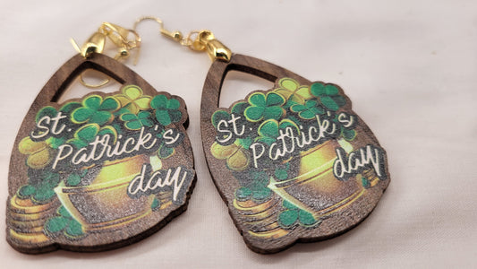 St. Patty's Day Teardrop Earrings