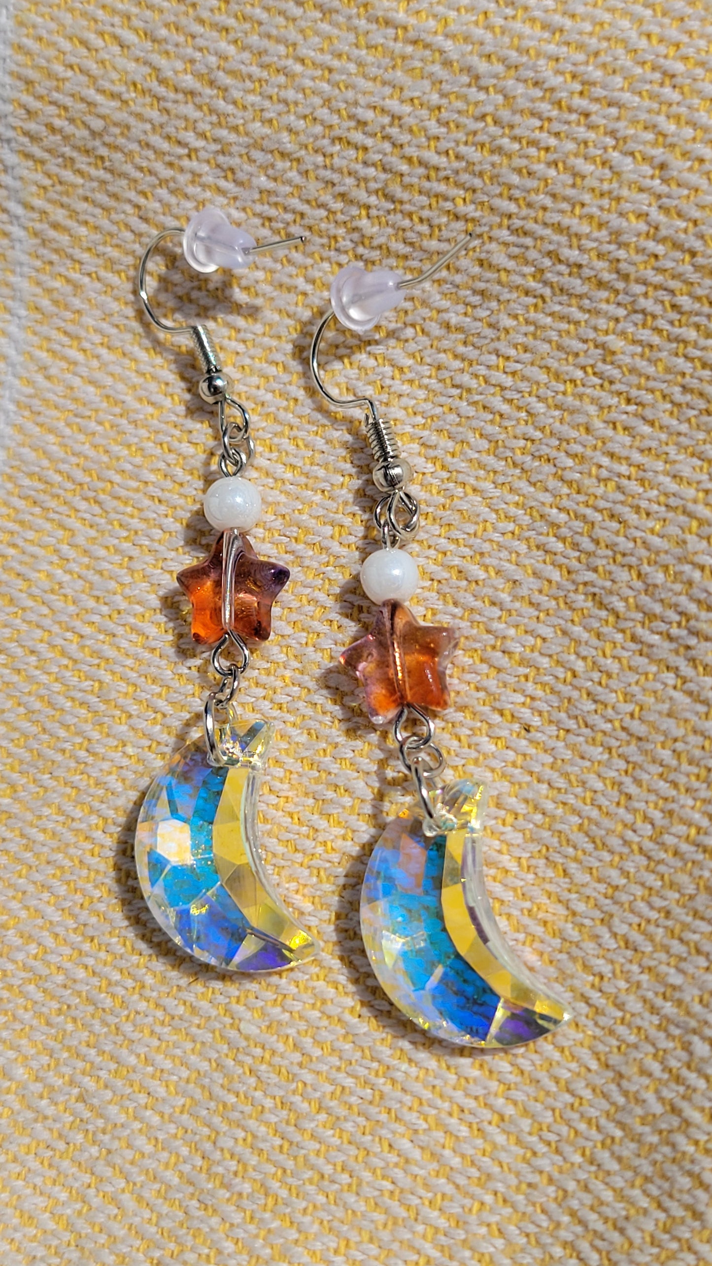 Star and Moon Earrings