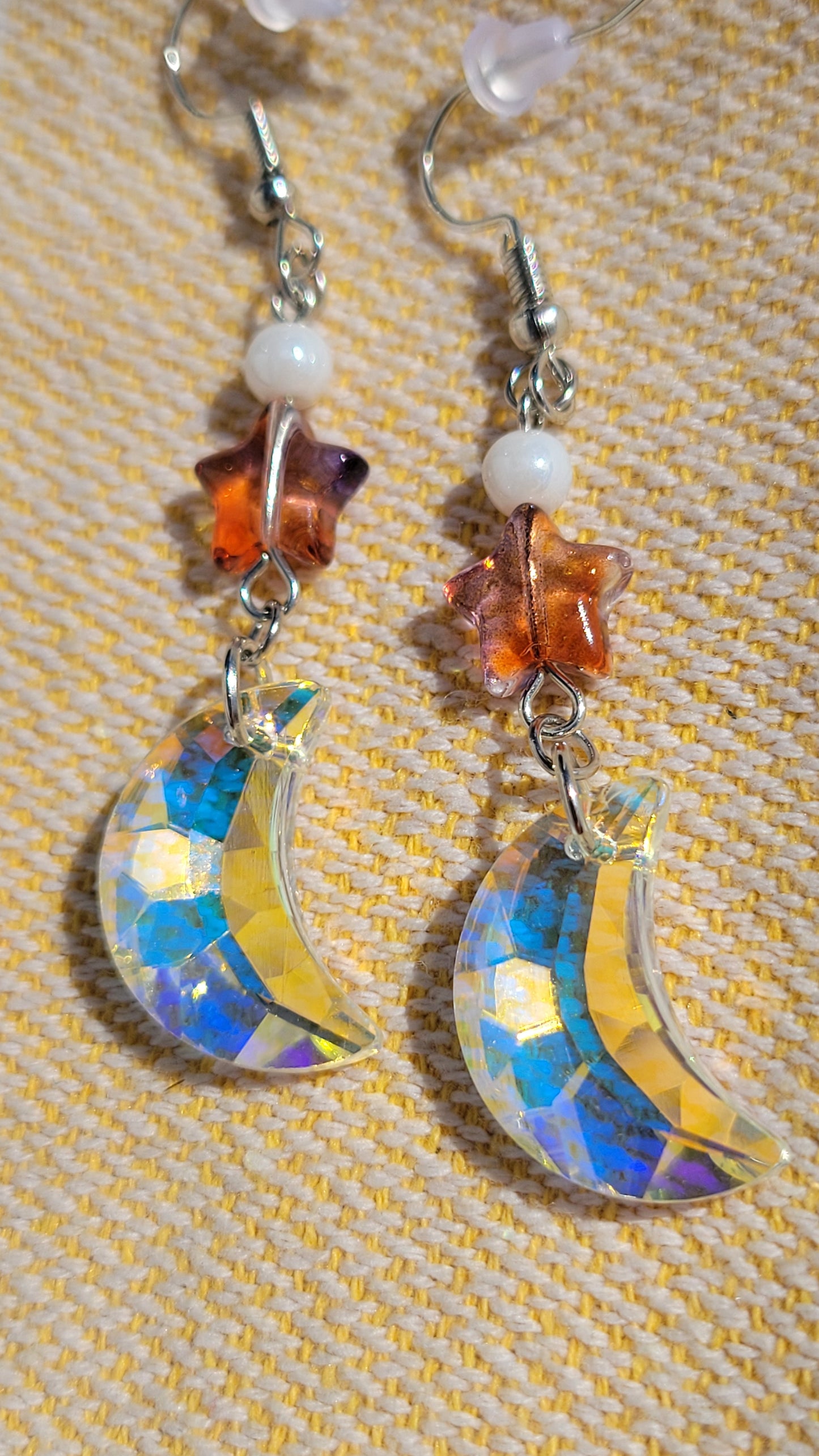 Star and Moon Earrings