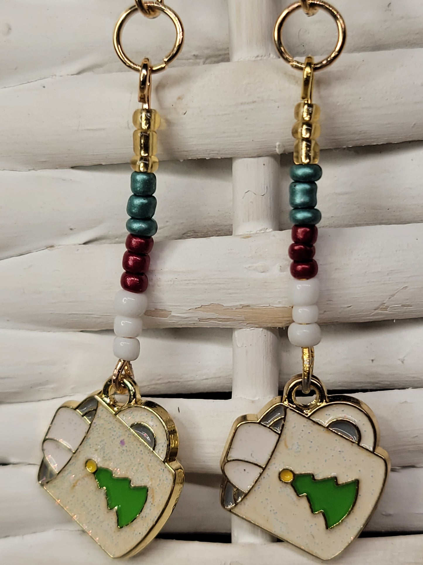 Cup of Cocoa Dangle Earrings