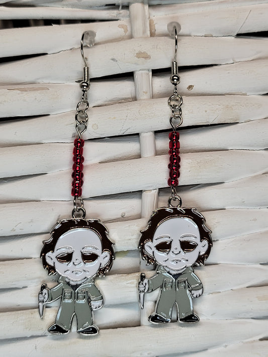 Michael Myers Dangle Earrings