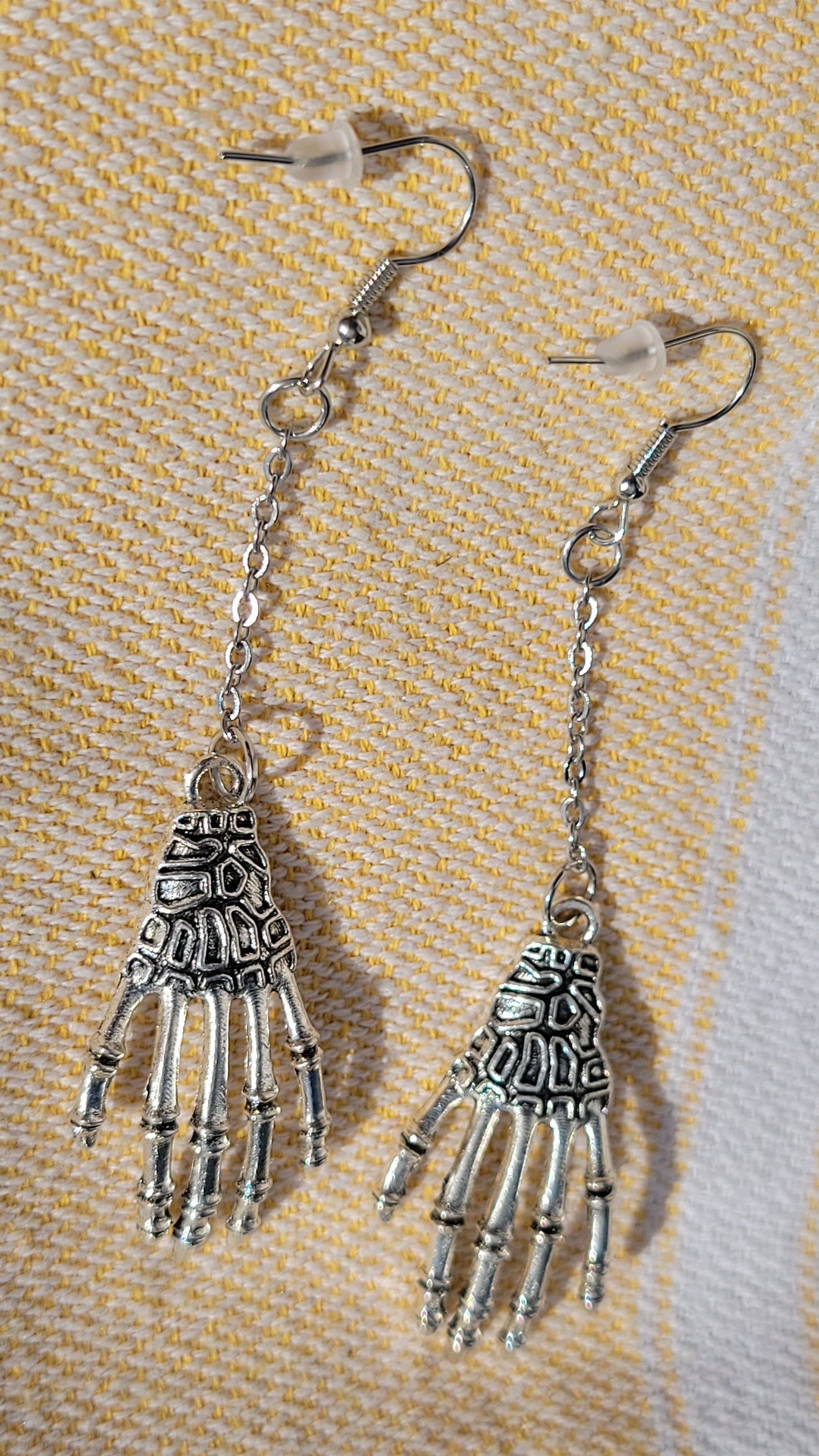 Skeleton Hand Dangle Earrings