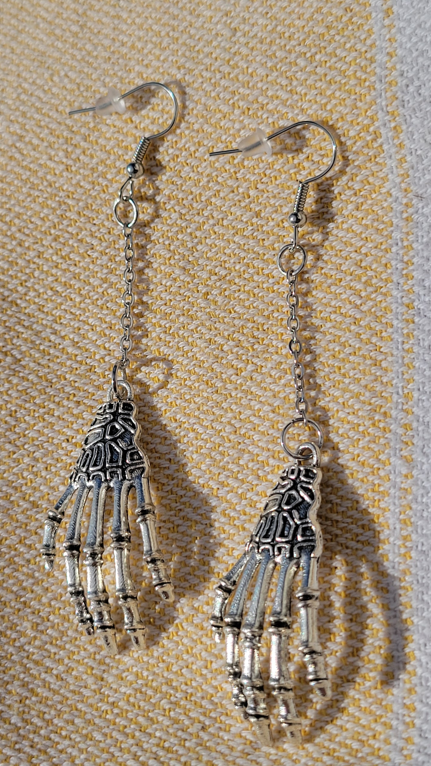 Skeleton Hand Dangle Earrings