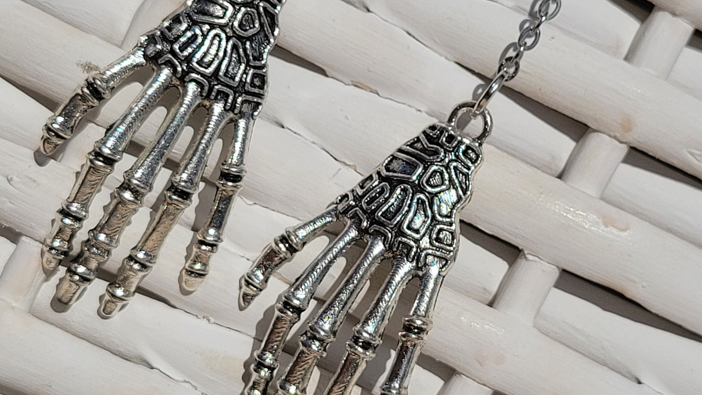 Skeleton Hand Dangle Earrings