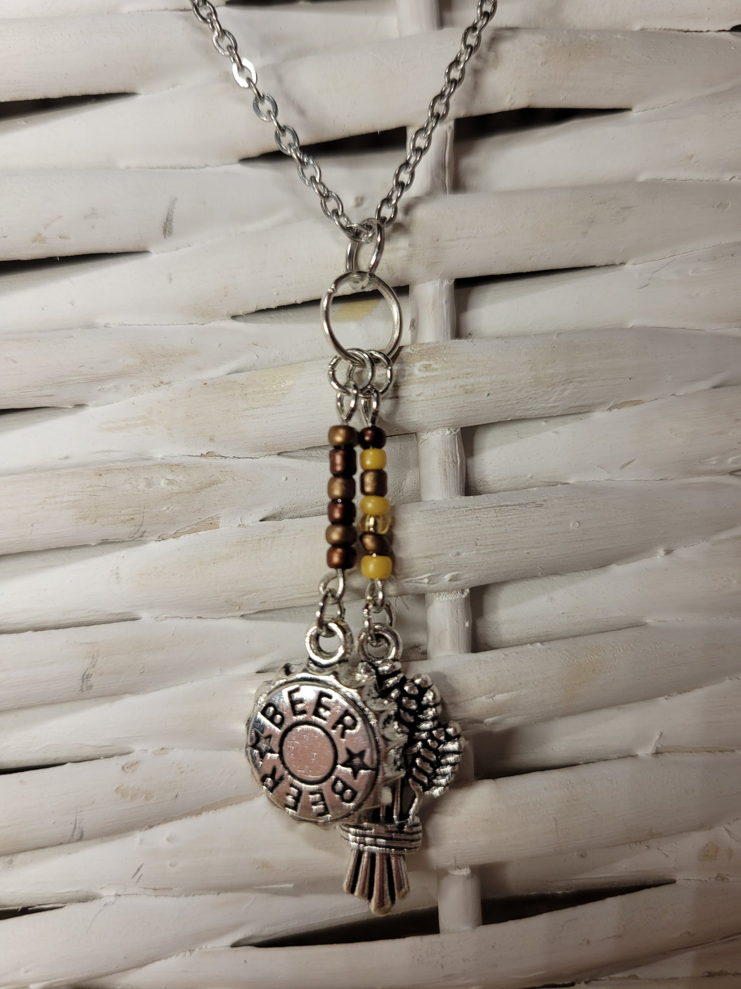 Beer Lovers Charm Necklace