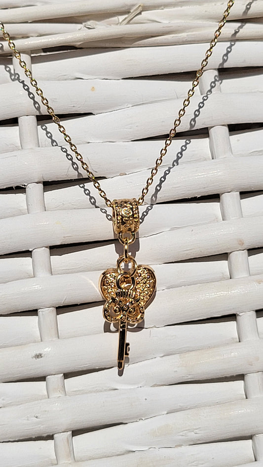 Key to my Heart Goldplated Necklace