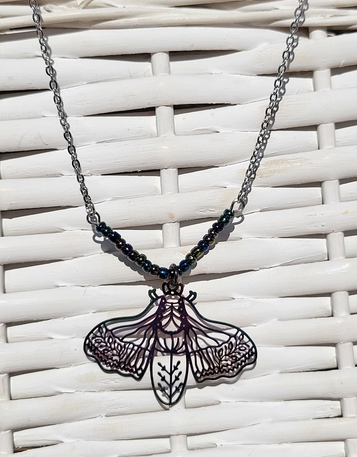 Chameleon Moth Necklace