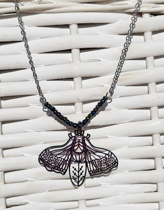 Chameleon Moth Necklace