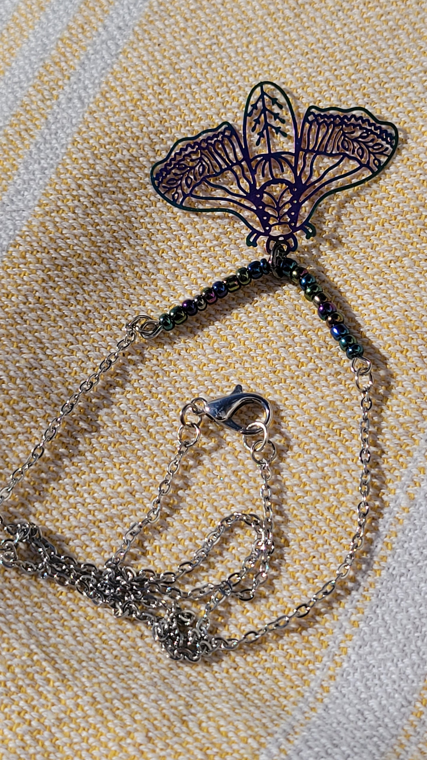 Chameleon Moth Necklace