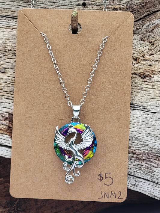 Rainbow Phoenix Necklace