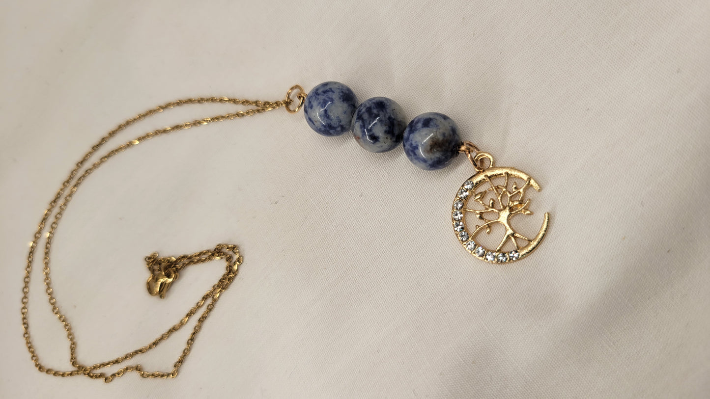 Sodalite Tree of Life Necklace