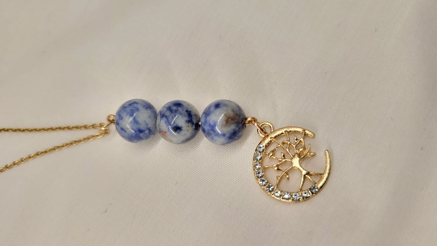 Sodalite Tree of Life Necklace