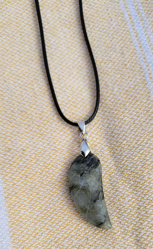 Labradorite Wing Necklace