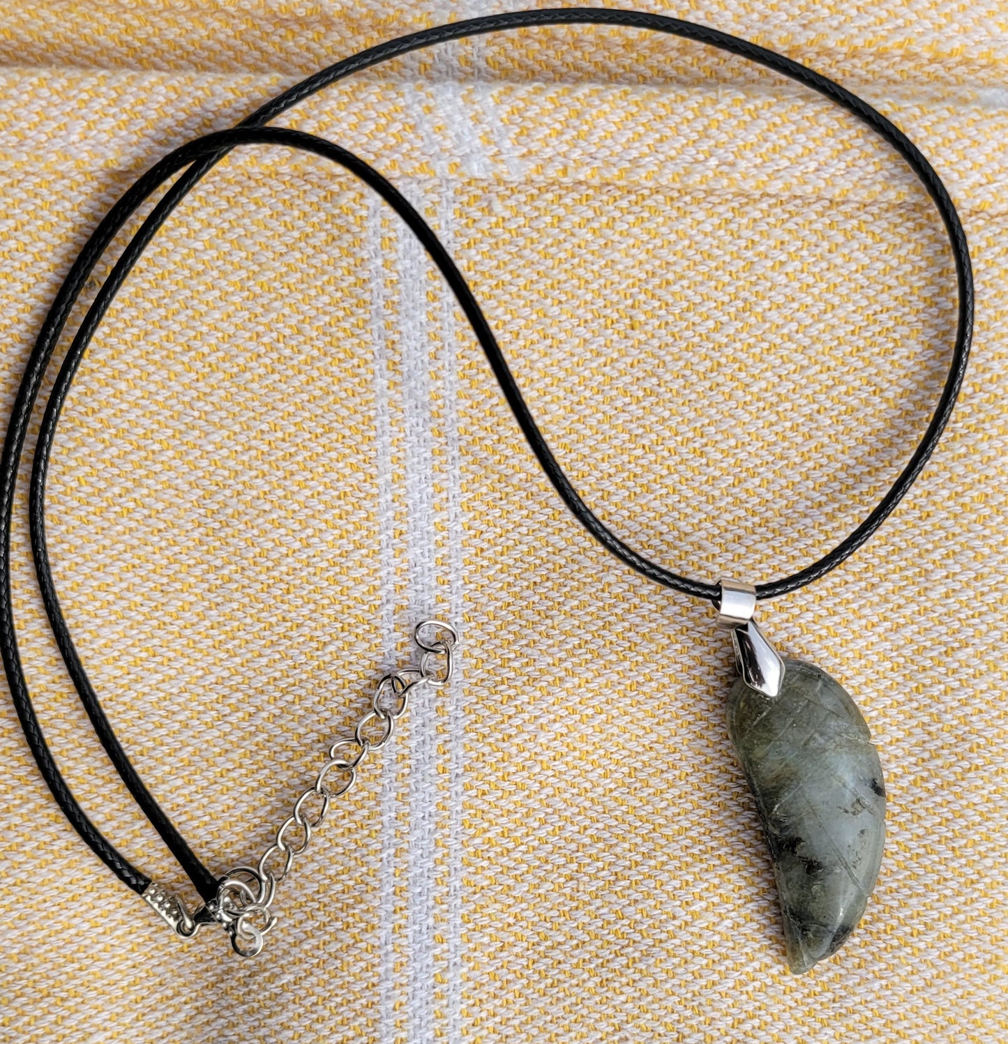 Labradorite Wing Necklace