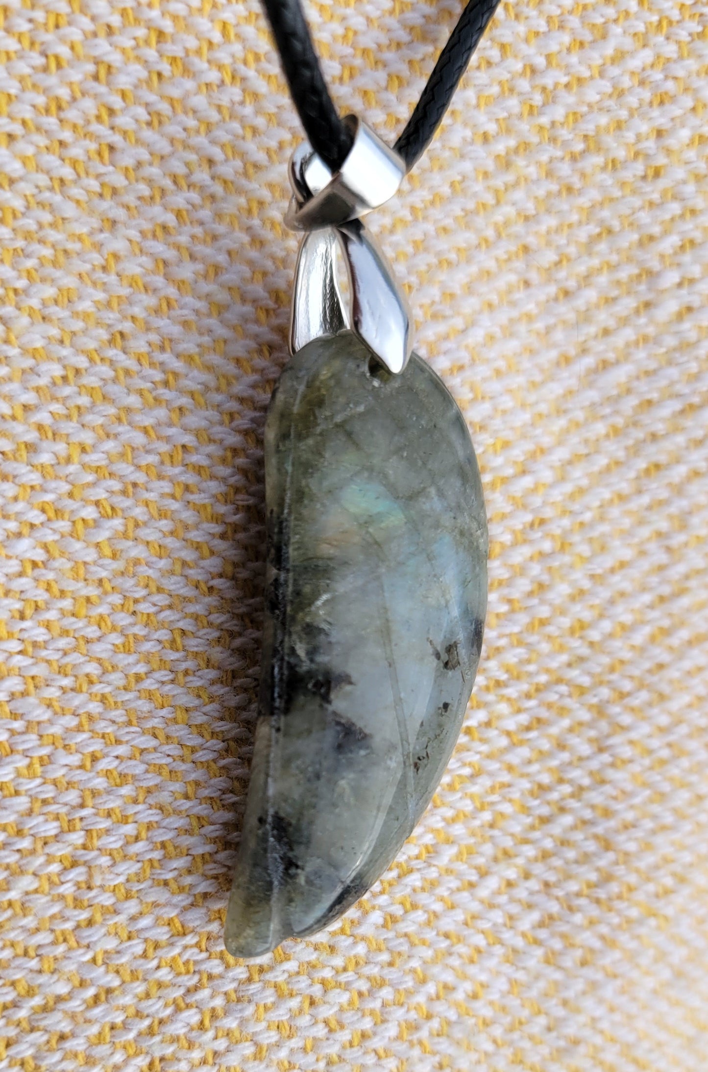 Labradorite Wing Necklace