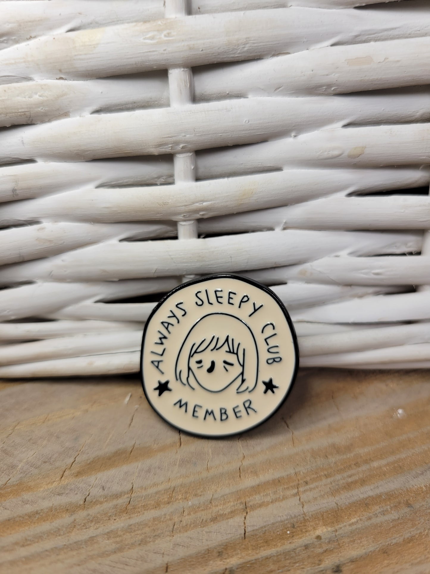 Always Sleepy Club Member Pin