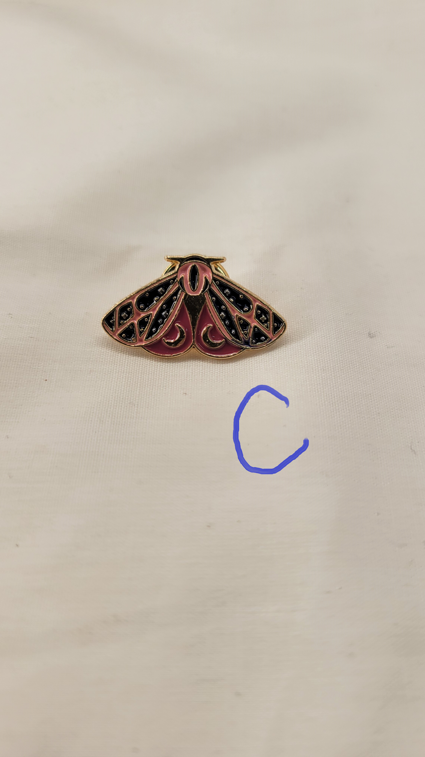 Decorative Moth Pins