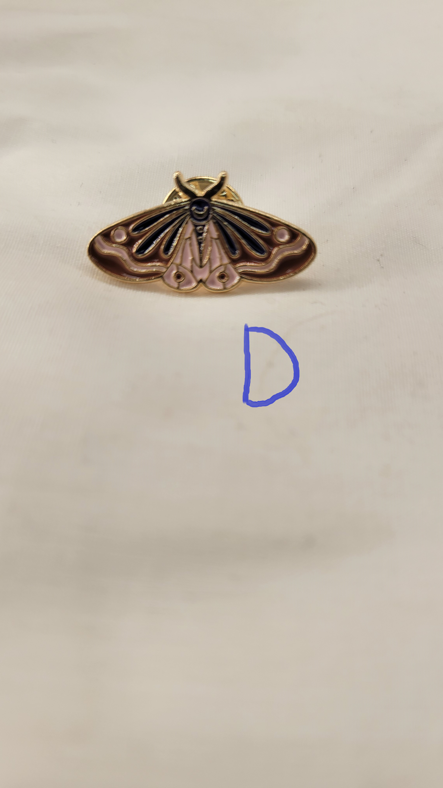 Decorative Moth Pins