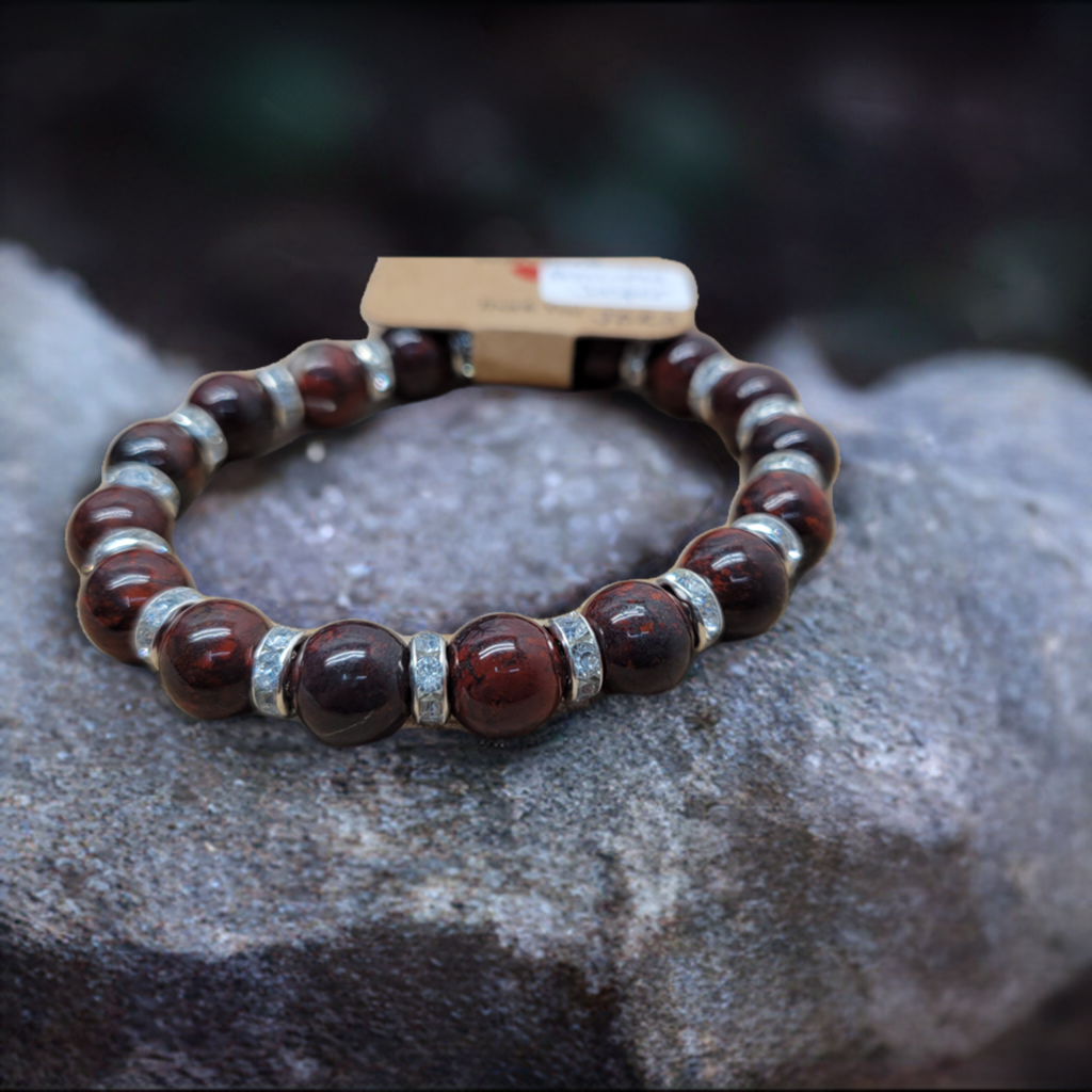 Brecciated Jasper Bead Bracelet